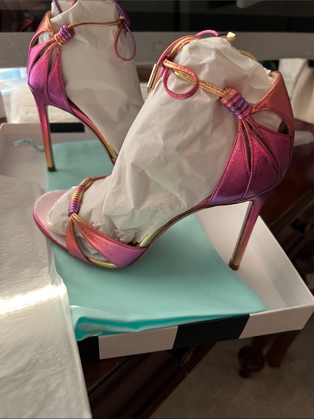 NIB Aquazzura Sole sandal. 35.5